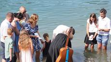 Taufgottesdienst am Badestrand in Brennet (Wehr)
