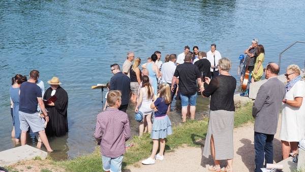 Taufgottesdienst am Badestrand in Brennet (Wehr)