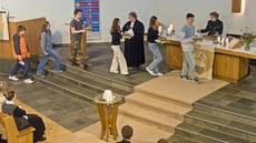 Konfirmandenabendmahl und Taufe